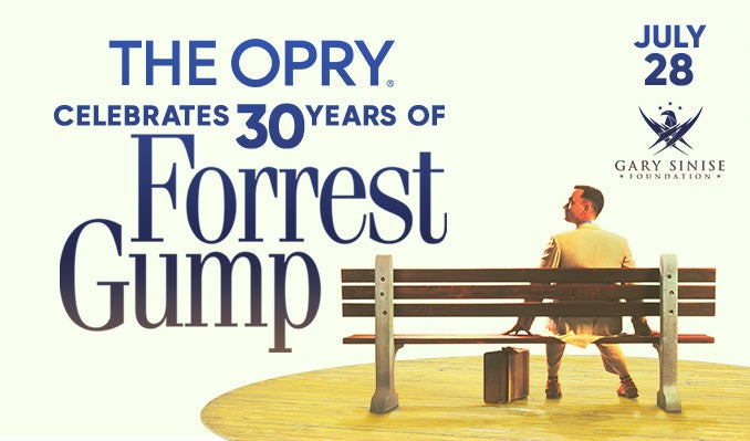More Info for THE OPRY CELEBRATES: 30 YEARS OF FORREST GUMP